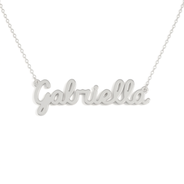 Collana Donna Con Nome Gabriella In Acciaio Silver Magic In The Moonlight