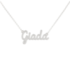 Collana Donna Con Nome Giada In Acciaio Silver Magic In The Moonlight 2 - Verre Gioielli Collana Donna Con Nome Giada In Acciaio Silver Magic In The Moonlight