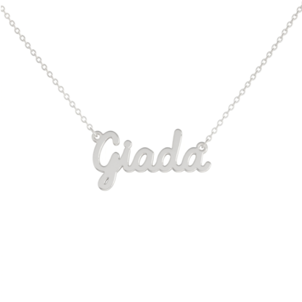 Collana Donna Con Nome Giada In Acciaio Silver Magic In The Moonlight 3 - Verre Gioielli Collana Donna Con Nome Giada In Acciaio Silver Magic In The Moonlight