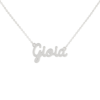 Collana Donna Con Nome Gioia In Acciaio Silver Magic In The Moonlight 1 - Verre Gioielli Collana Donna Con Nome Gioia In Acciaio Silver Magic In The Moonlight