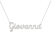 Collana Donna Con Nome Giovanna In Acciaio Silver Magic In The Moonlight 4 - Verre Gioielli Collana Donna Con Nome Giovanna In Acciaio Silver Magic In The Moonlight