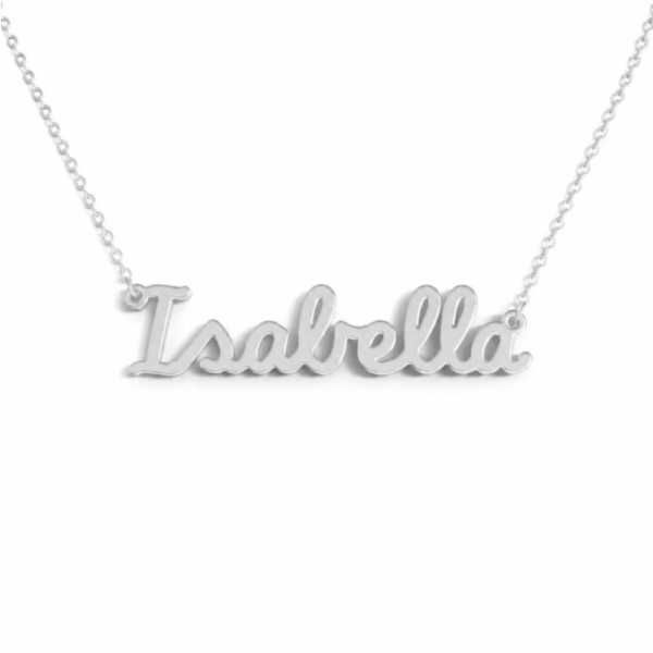 Collana Donna Con Nome Isabella In Acciaio Silver Magic In The Moonlight