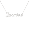Collana Donna Con Nome Jasmine In Acciaio Silver Magic In The Moonlight 4 - Verre Gioielli Collana Donna Con Nome Jasmine In Acciaio Silver Magic In The Moonlight