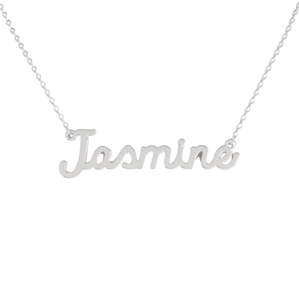 Collana Donna Con Nome Jasmine In Acciaio Silver Magic In The Moonlight
