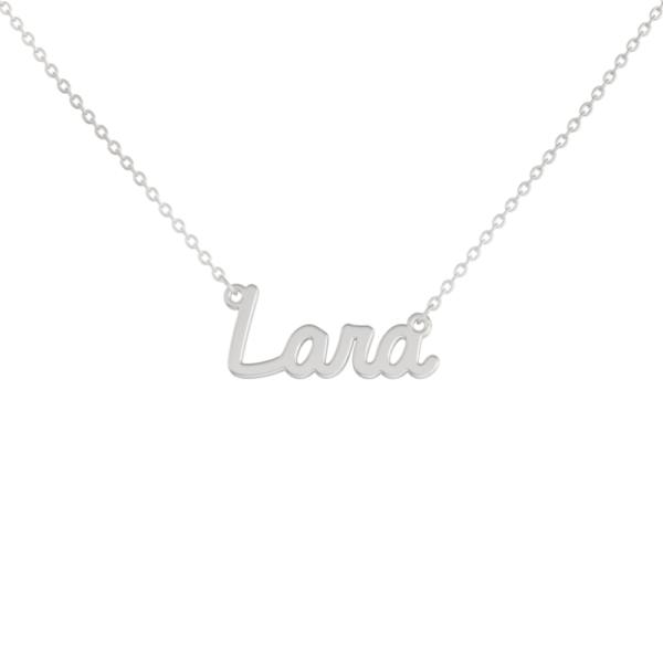 Collana Donna Con Nome Lara In Acciaio Silver Magic In The Moonlight