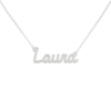 Collana Donna Con Nome Laura In Acciaio Silver Magic In The Moonlight 4 - Verre Gioielli Collana Donna Con Nome Laura In Acciaio Silver Magic In The Moonlight