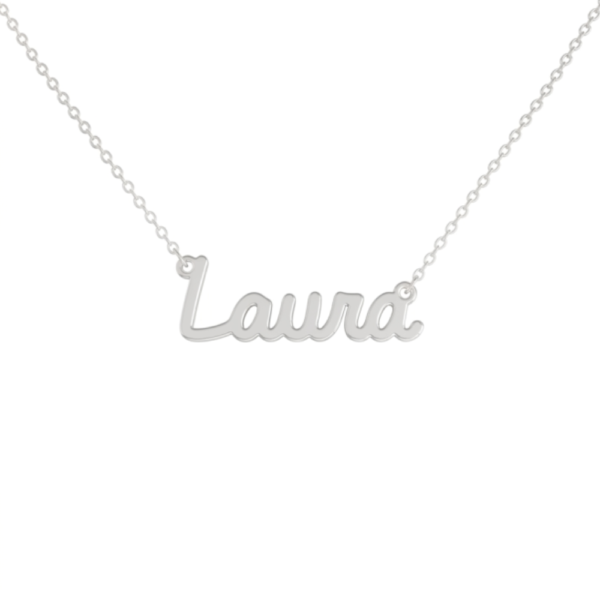Collana Donna Con Nome Laura In Acciaio Silver Magic In The Moonlight