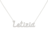 Collana Donna Con Nome Letizia In Acciaio Silver Magic In The Moonlight
