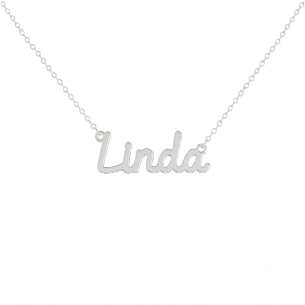 Collana Donna Con Nome Linda In Acciaio Silver Magic In The Moonlight