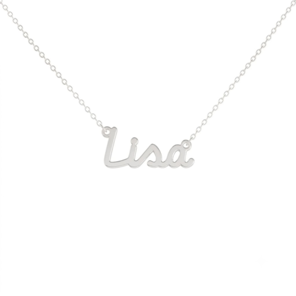 Collana Donna Con Nome Lisa In Acciaio Silver Magic In The Moonlight
