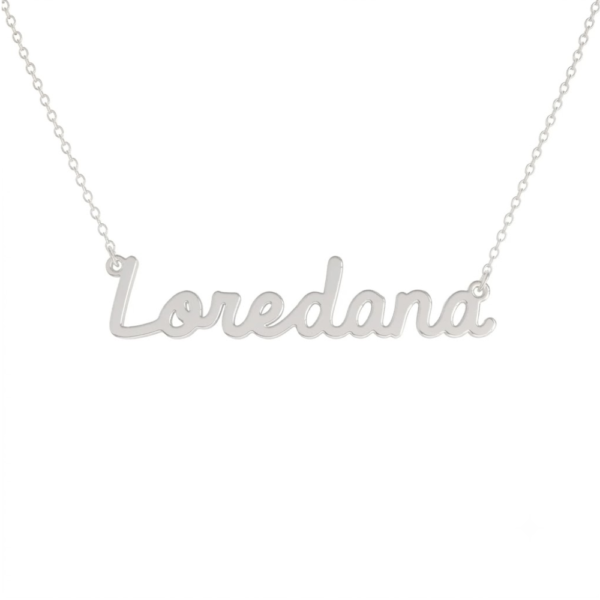 Collana Donna Con Nome Loredana In Acciaio Silver Magic In The Moonlight