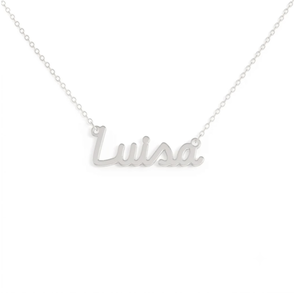 Collana Donna Con Nome Luisa In Acciaio Silver Magic In The Moonlight