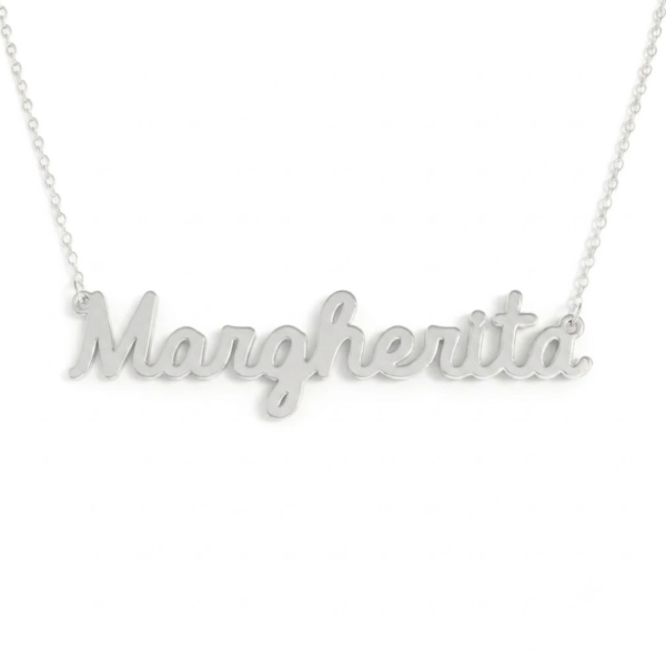 Collana Donna Con Nome Margherita In Acciaio Silver Magic In The Moonlight