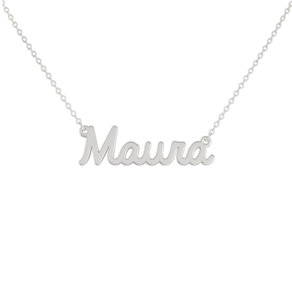 Collana Donna Con Nome Maura In Acciaio Silver Magic In The Moonlight