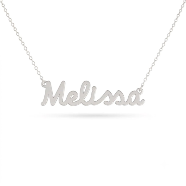 Collana Donna Con Nome Melissa In Acciaio Silver Magic In The Moonlight