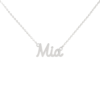 Collana Donna Con Nome Mia In Acciaio Silver Magic In The Moonlight