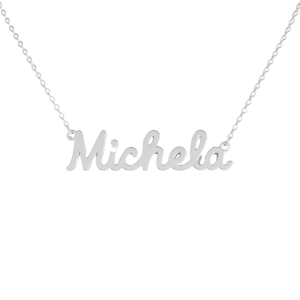 Collana Donna Con Nome Michela In Acciaio Silver Magic In The Moonlight