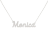 Collana Donna Con Nome Monica In Acciaio Silver Magic In The Moonlight 2 - Verre Gioielli Collana Donna Con Nome Miriam In Acciaio Silver Magic In The Moonlight