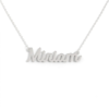 Collana Donna Con Nome Miriam In Acciaio Silver Magic In The Moonlight 1 Verre Gioielli - l'istituzione del gioiello
