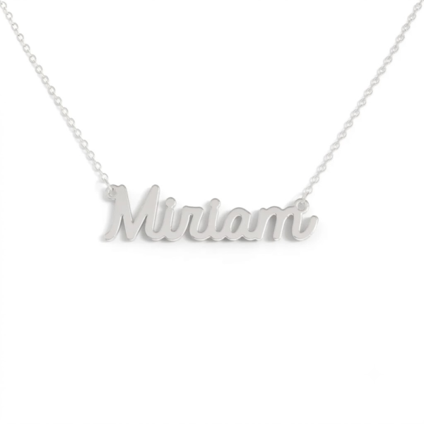 Collana Donna Con Nome Miriam In Acciaio Silver Magic In The Moonlight