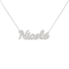 Collana Donna Con Nome Nicole In Acciaio Silver Magic In The Moonlight 4 - Verre Gioielli Collana Donna Con Nome Nicole In Acciaio Silver Magic In The Moonlight