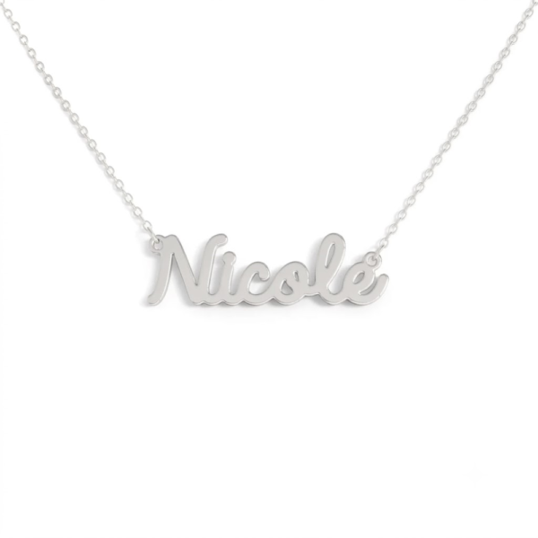 Collana Donna Con Nome Nicole In Acciaio Silver Magic In The Moonlight