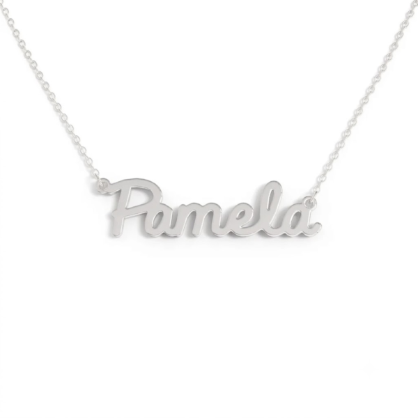 Collana Donna Con Nome Pamela In Acciaio Silver Magic In The Moonlight