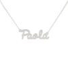 Collana Donna Con Nome Paola In Acciaio Silver Magic In The Moonlight 1 - Verre Gioielli Collana Donna Con Nome Paola In Acciaio Silver Magic In The Moonlight