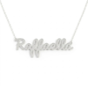 Collana Donna Con Nome Raffaella In Acciaio Silver Magic In The Moonlight 2 - Verre Gioielli Collana Donna Con Nome Raffaella In Acciaio Silver Magic In The Moonlight