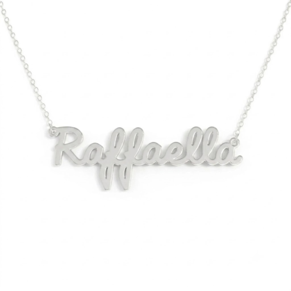 Collana Donna Con Nome Raffaella In Acciaio Silver Magic In The Moonlight