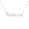 Collana Donna Con Nome Rebecca In Acciaio Silver Magic In The Moonlight 2 Verre Gioielli - l'istituzione del gioiello