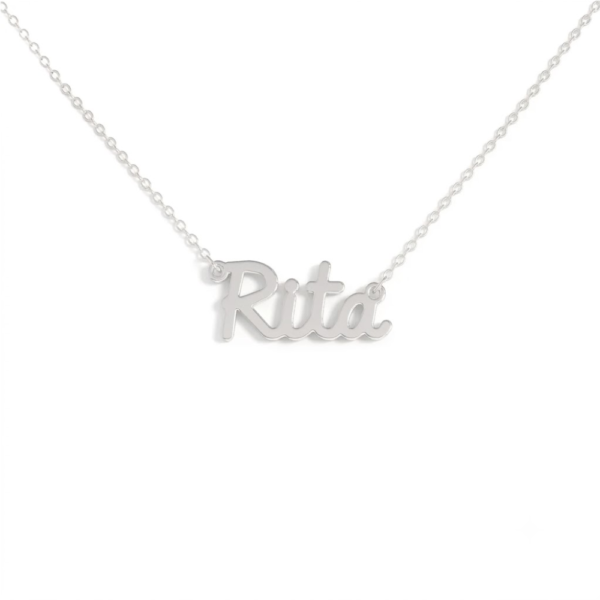 Collana Donna Con Nome Rita In Acciaio Silver Magic In The Moonlight