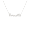Collana Donna Con Nome Rossella In Acciaio Silver Magic In The Moonlight 4 - Verre Gioielli Collana Donna Con Nome Rosella In Acciaio Silver Magic In The Moonlight