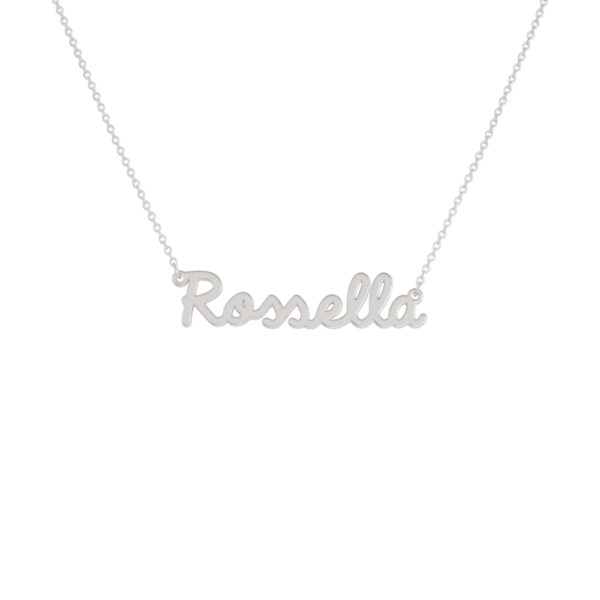 Collana Donna Con Nome Rosella In Acciaio Silver Magic In The Moonlight