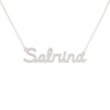 Collana Donna Con Nome Sabrina In Acciaio Silver Magic In The Moonlight 2 - Verre Gioielli Collana Donna Con Nome Sabroma In Acciaio Silver Magic In The Moonlight