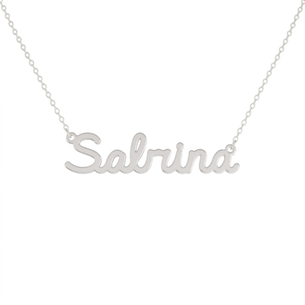 Collana Donna Con Nome Sabroma In Acciaio Silver Magic In The Moonlight