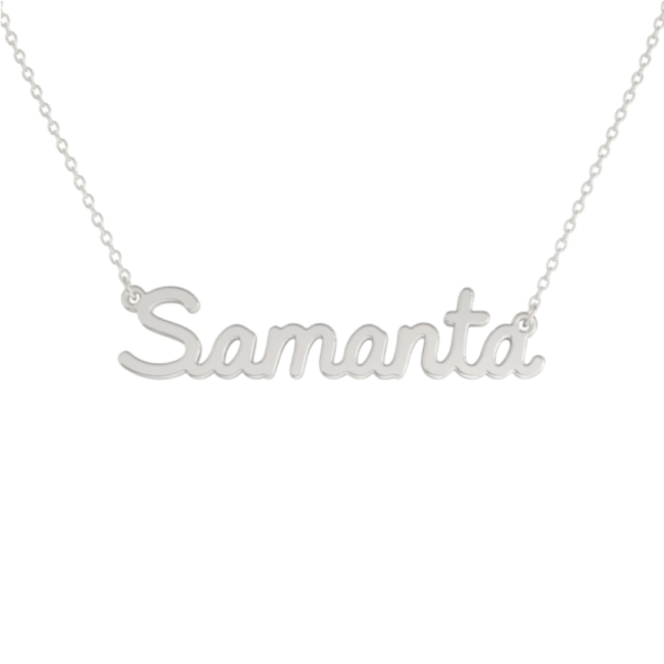 Collana Donna Con Nome Samanta In Acciaio Silver Magic In The Moonlight