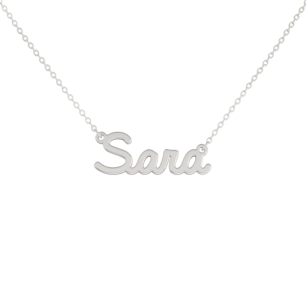 Collana Donna Con Nome Sara In Acciaio Silver Magic In The Moonlight 3 - Verre Gioielli Collana Donna Con Nome Sara In Acciaio Silver Magic In The Moonlight