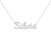 Collana Donna Con Nome Silvia In Acciaio Silver Magic In The Moonlight 4 - Verre Gioielli Collana Donna Con Nome Silvia In Acciaio Silver Magic In The Moonlight