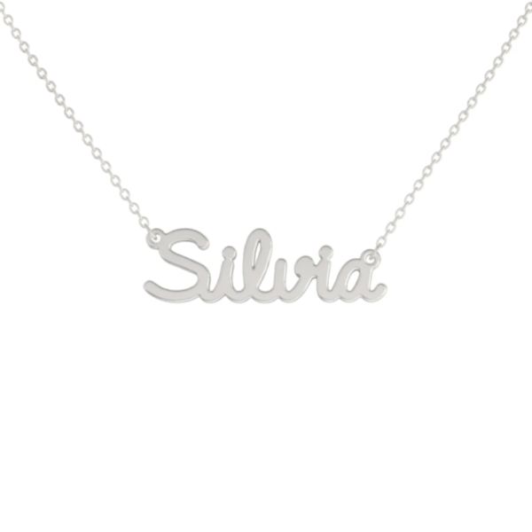 Collana Donna Con Nome Silvia In Acciaio Silver Magic In The Moonlight