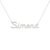 Collana Donna Con Nome Simona In Acciaio Silver Magic In The Moonlight 1 - Verre Gioielli Collana Donna Con Nome Simona In Acciaio Silver Magic In The Moonlight