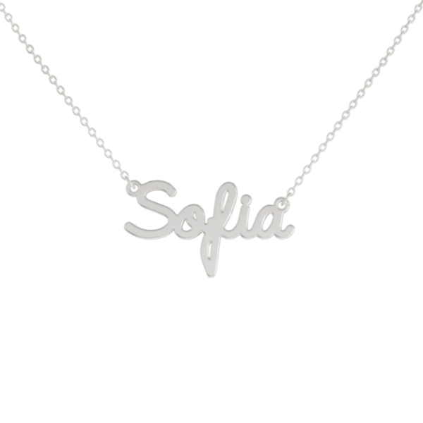 Collana Donna Con Nome Sofia In Acciaio Silver Magic In The Moonlight