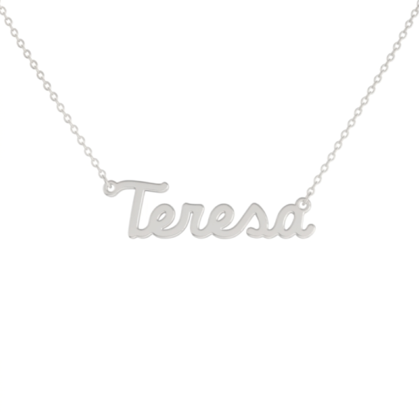 Collana Donna Con Nome Teresa In Acciaio Silver Magic In The Moonlight