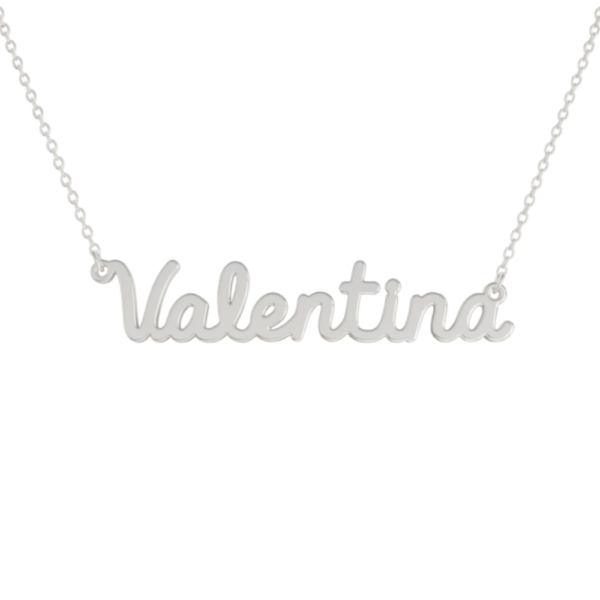 Collana Donna Con Nome Valentina In Acciaio Silver Magic In The Moonlight