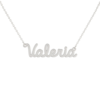 Collana Donna Con Nome Valeria In Acciaio Silver Magic In The Moonlight 1 Verre Gioielli - l'istituzione del gioiello