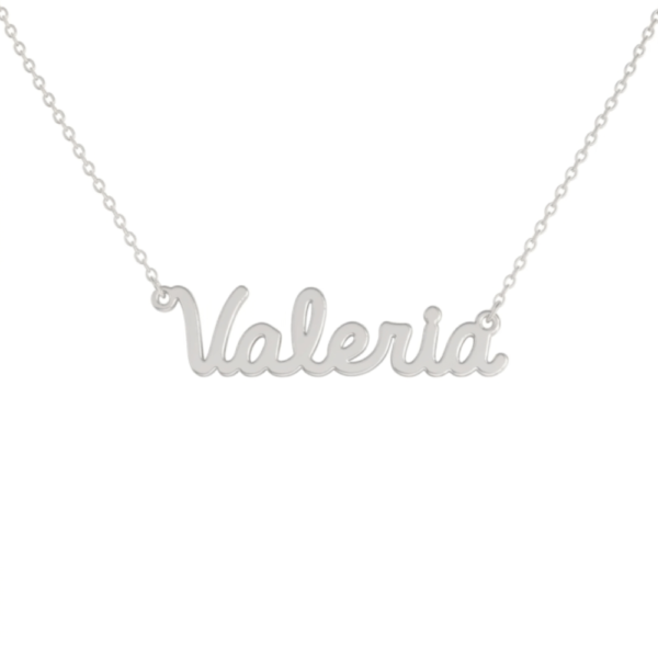 Collana Donna Con Nome Valeria In Acciaio Silver Magic In The Moonlight 3 Verre Gioielli - l'istituzione del gioiello