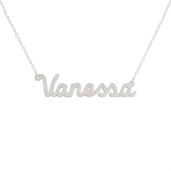 Collana Donna Con Nome Vanessa In Acciaio Silver Magic In The Moonlight