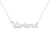 Collana Donna Con Nome Viviana In Acciaio Silver Magic In The Moonlight 1 - Verre Gioielli Collana Donna Con Nome Viviana In Acciaio Silver Magic In The Moonlight