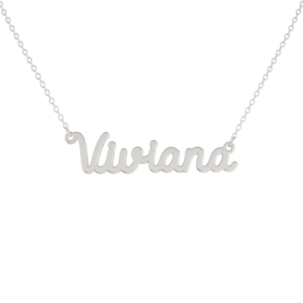 Collana Donna Con Nome Viviana In Acciaio Silver Magic In The Moonlight