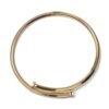 Collana Donna Rigida Contrarié Unoaerre In Ottone Dorato Tubogas
